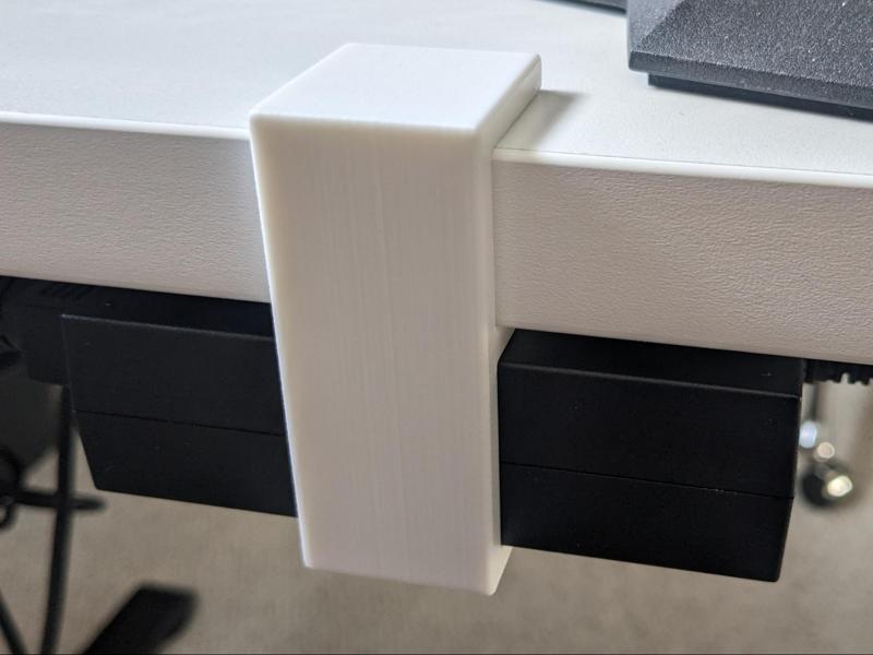 Holder for 25mm Desk & 31.5 x 55.5mm  AC Adapter