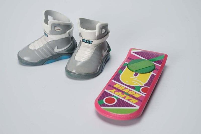 Back to the future Nike Sneakers Air MAG & HOVER BOARD made by ATOM 3D printer
