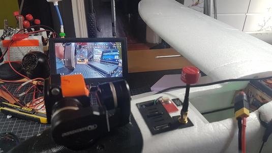 Immersion RC Tramp HV VTX + Antenna Mount for Wing (Mini Talon)