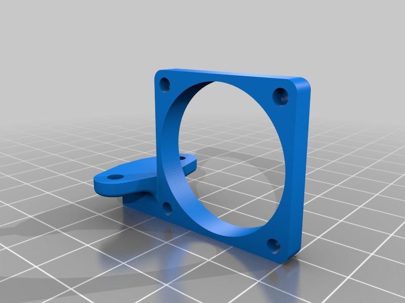 Tevo Little Monster - Volcano Fan Duct -  BLTouch Mount