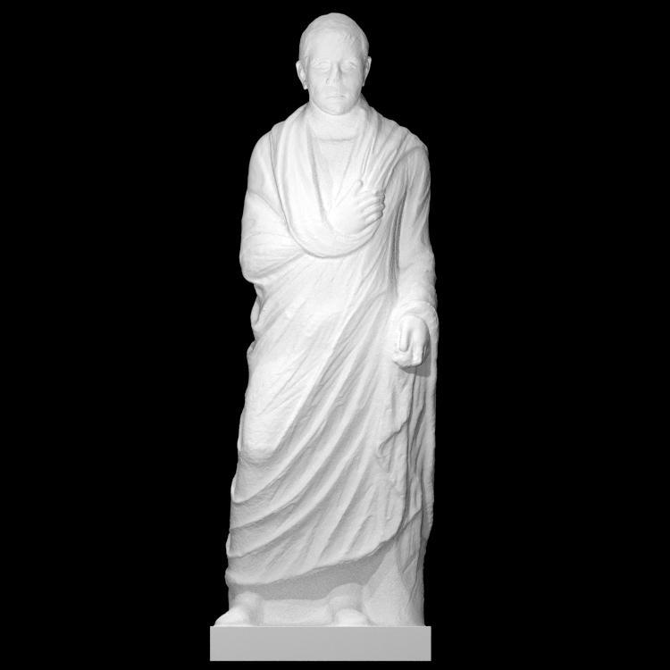 Portrait with toga