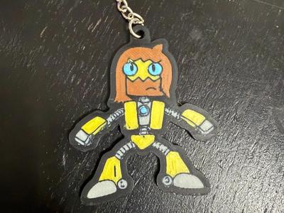 Dance Gavin Dance Robot Keychain
