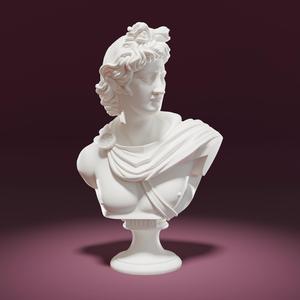 Bust of Apollo statue