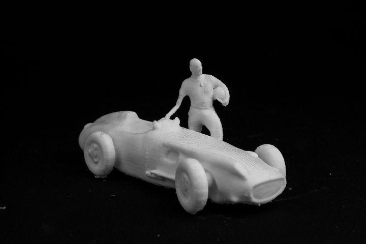 Juan Manuel Fangio in Buenos Aires, Argentina