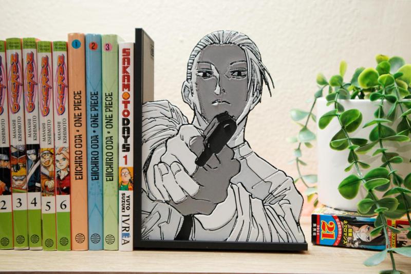 Bookend of young Taro Sakamoto aiming | Sakamoto Days Fan Art 🔫