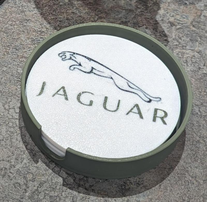 Jaguar Car Drinks Coaster