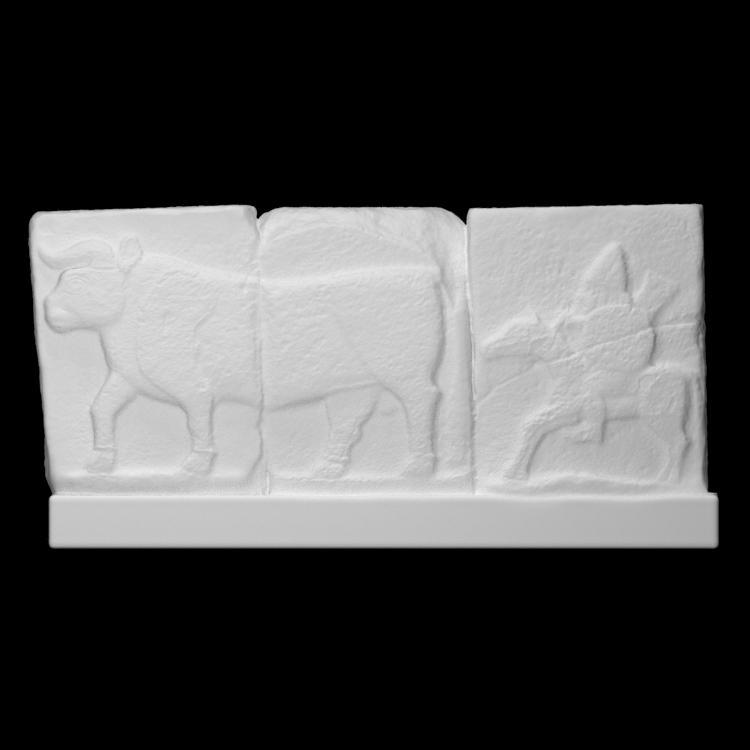 Relief orthostat depicting an ox