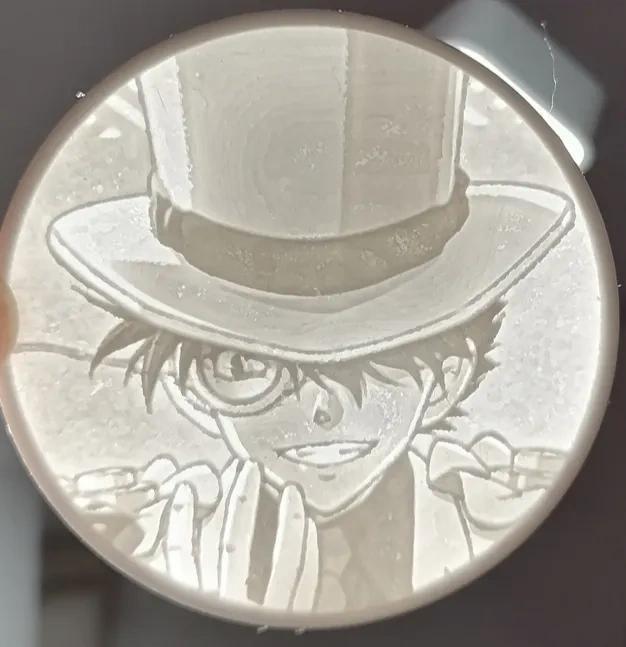 Detective Conan Kaito Kid Lithophane