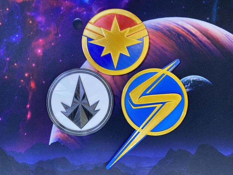 Captain Marvel Coasters