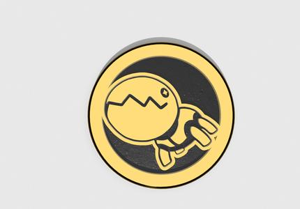 Trapinch Pokemon TCG coin