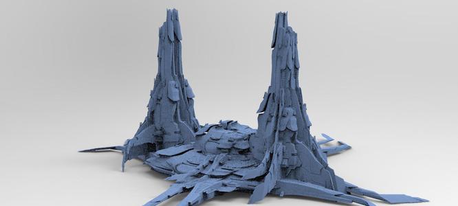 Star Glider Ship structures 2