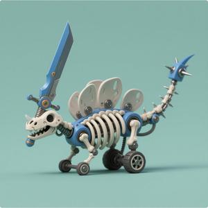 skeleton dinosaur