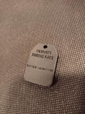 Warzone Armore plate keychain
