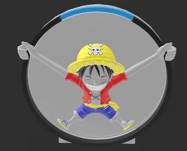 Suporte Alexa Echo Pop Luffy One Piece Version 2