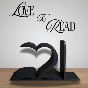 Love To Read Book End