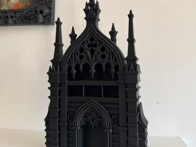 Gothic Cathedral Shelf Display for Dark Decor Goth