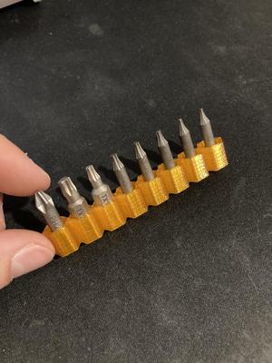 Soft 8 Screwdriver-Bit Holder Straight