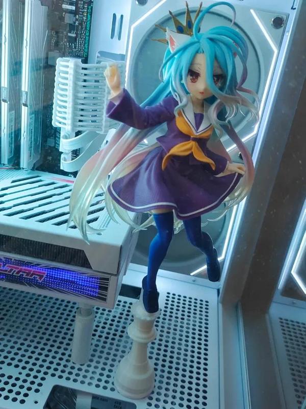 TAITO No Game No Life White Base V2.0 (Chess Queen Version, Magnetic Attraction)