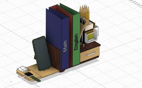 Reversible, Multi-Utility Desk Organizer #studentchallenge #STUDENTCHALLENGE