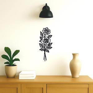 Flower-shaped wall decoration