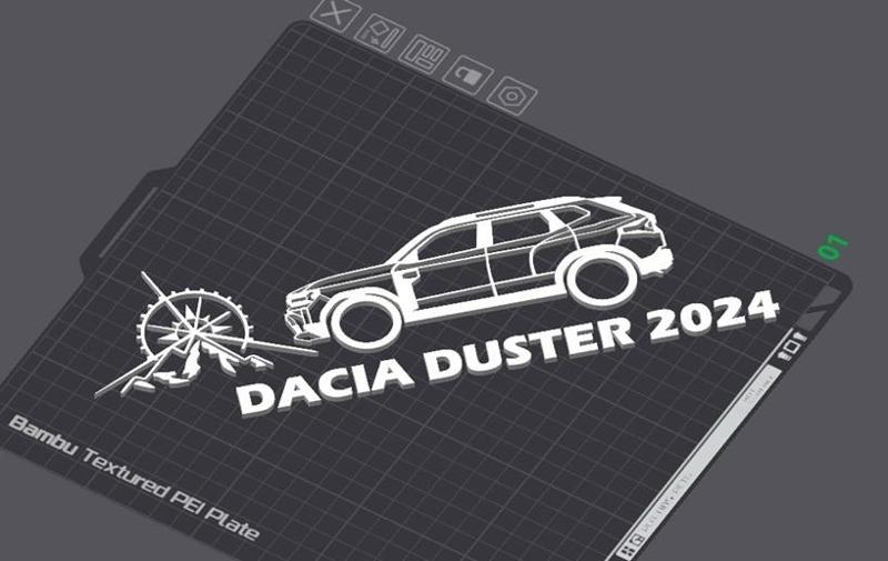 DACIA DUSTER RENAULT 2024 WALL DECOR