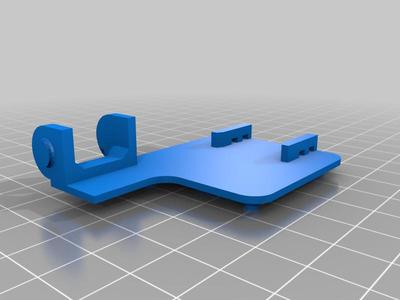 Ender 3 Cable Chain Extruder Mount - No Screws