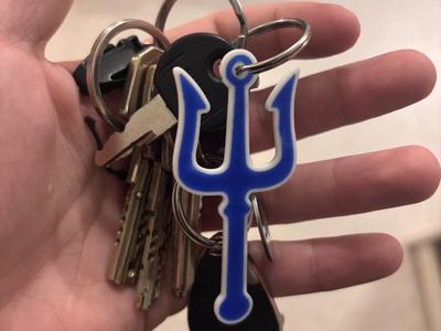 Poseidon Trident Keychain / Keychain