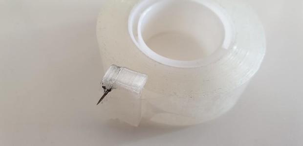 Tape dispencer - 50mm*20mm minimal - requires a bit of pin