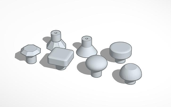 Furniture Handle - Button