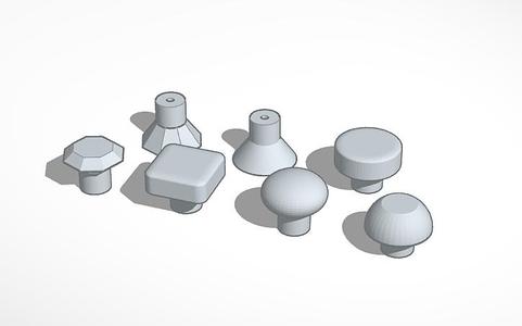 Furniture Handle - Button
