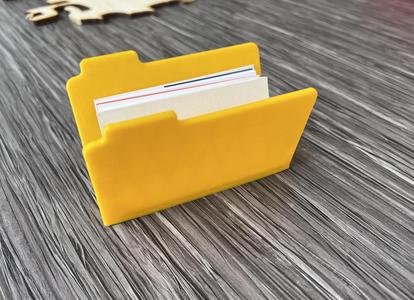 Business Card Folder Holder