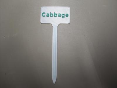 Plant Label Cabbage