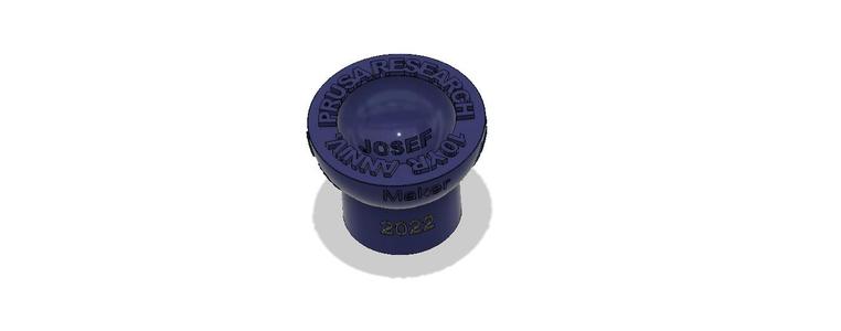 Prusa 10 Year Anniversary Cabinet Knob