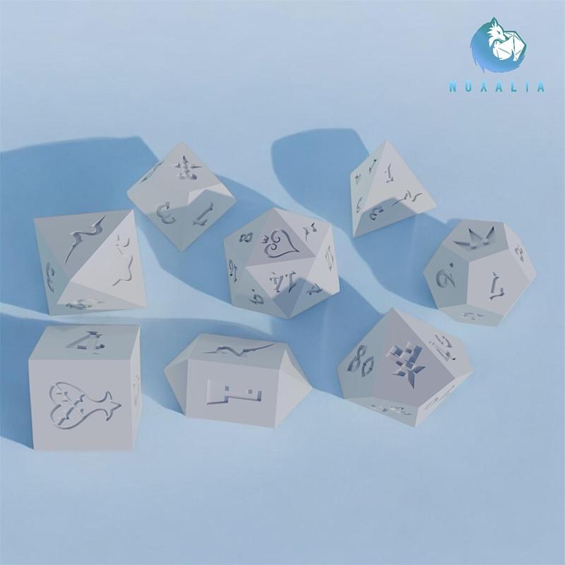 Kingdom Hearts - 8 Dice Set