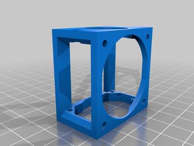 FLSun Q5 hotend fan support structure