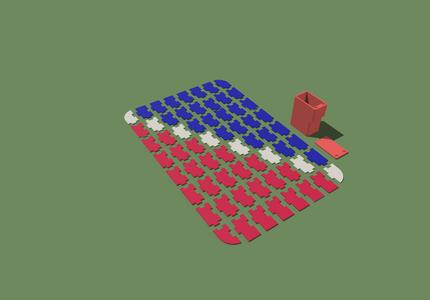 Playmatt and box, smaller jigsaw edition
