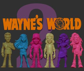 Wayne's World 2 Cast Figures