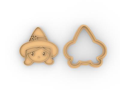 halloween witch cutter - cookie cutter