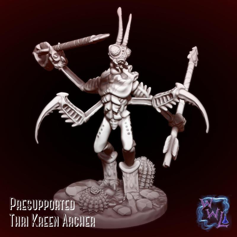 Thri Kreen Archer  |  Presupported