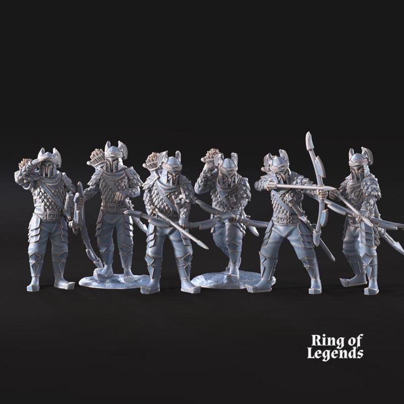 6x Archers (Normal warriors) | Dragon Army | Ring of Legends