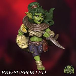 Nyxi The Quake [PRE-SUPPORTED] Rogue Goblin Thief