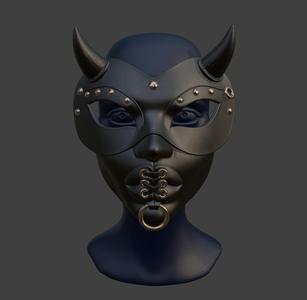 Horned Naughty Mask