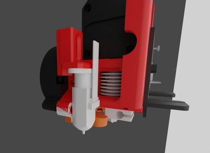 BMG V6/Dragon Direct drive mount BLTouch Ender 3 V2
