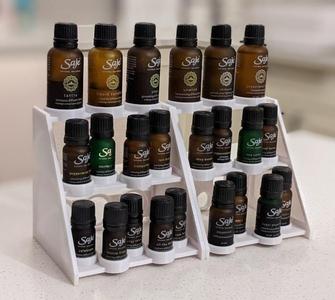 Saje diffuser blend rack