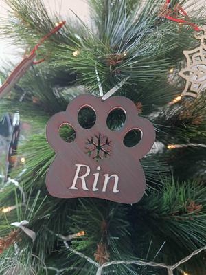 Custom Pet Christmas Ornament