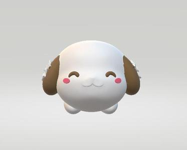 chibi dog  3D printable model