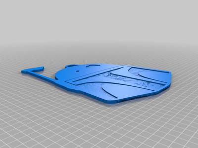 Boba Fett Lithophane Keychain