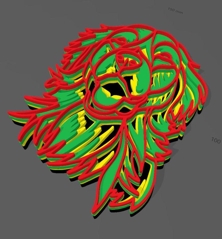 Mandala Golden Retriever