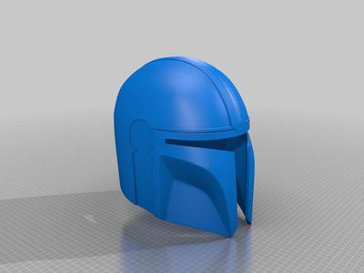Mandalorian helmet split