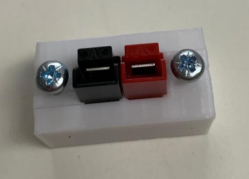 Anderson connector half-bracket